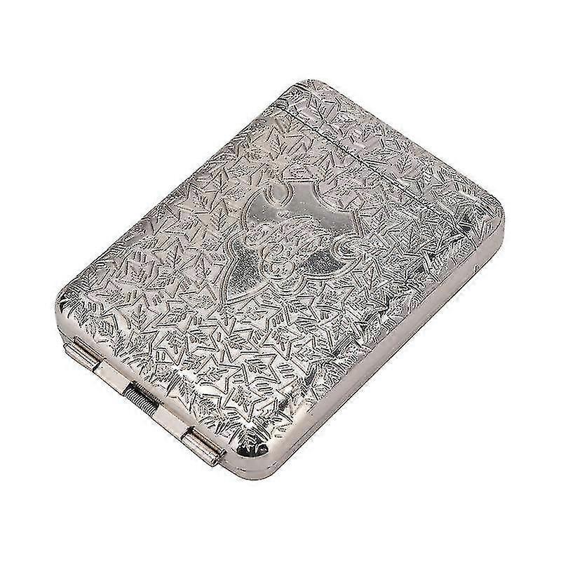 Three Open Alloy Cigarette Case Creative 3sided Carved Men's