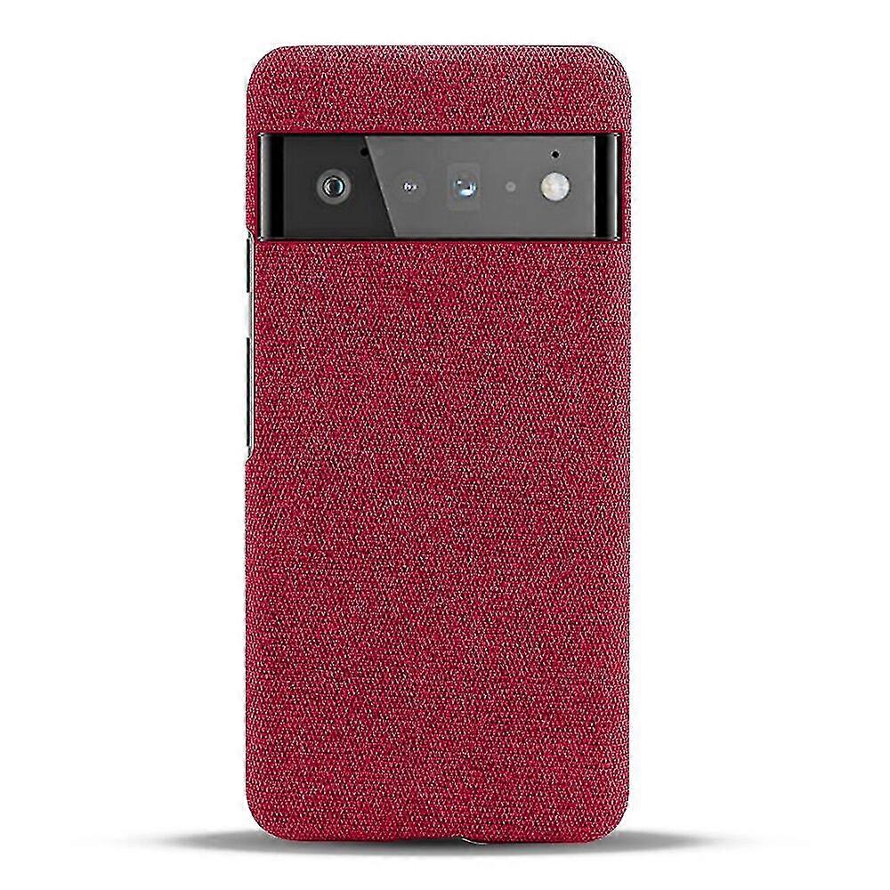 Luxury Fabric Cloth Antiskid Texture Fitted Phone Case For Google Pixel 6 6pro 5a