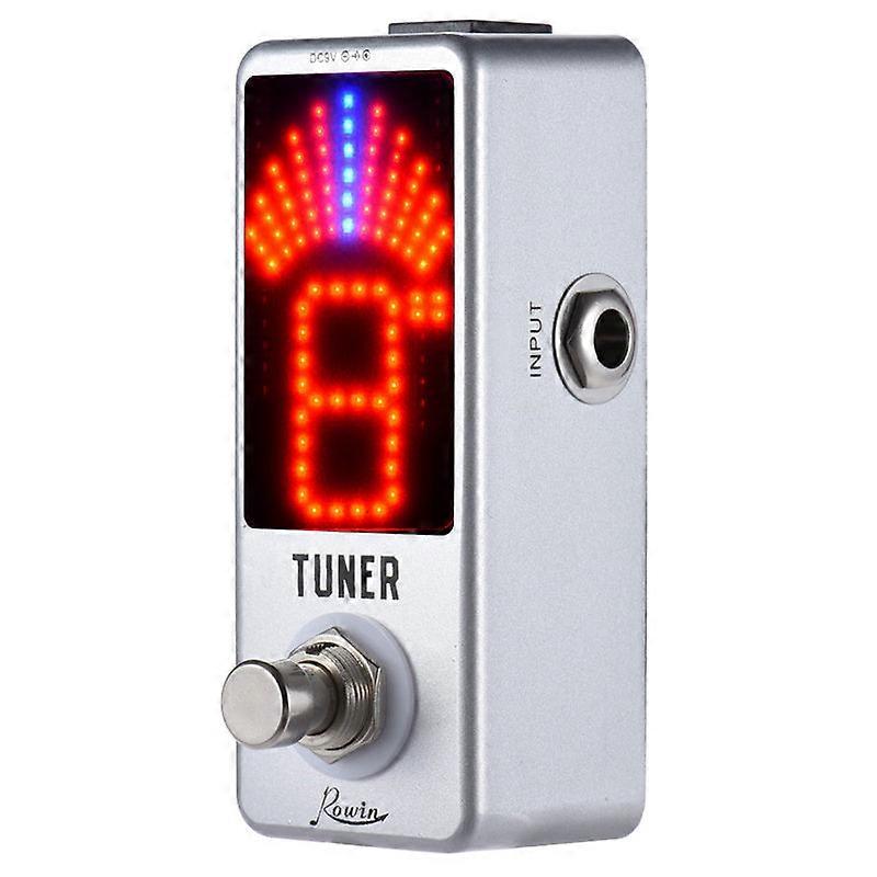 Mini Chromatic Tuner Pedal Effectguitar Musical Instrumen Led Display True Bypass Guitartuner For Guitar Bass Accessories