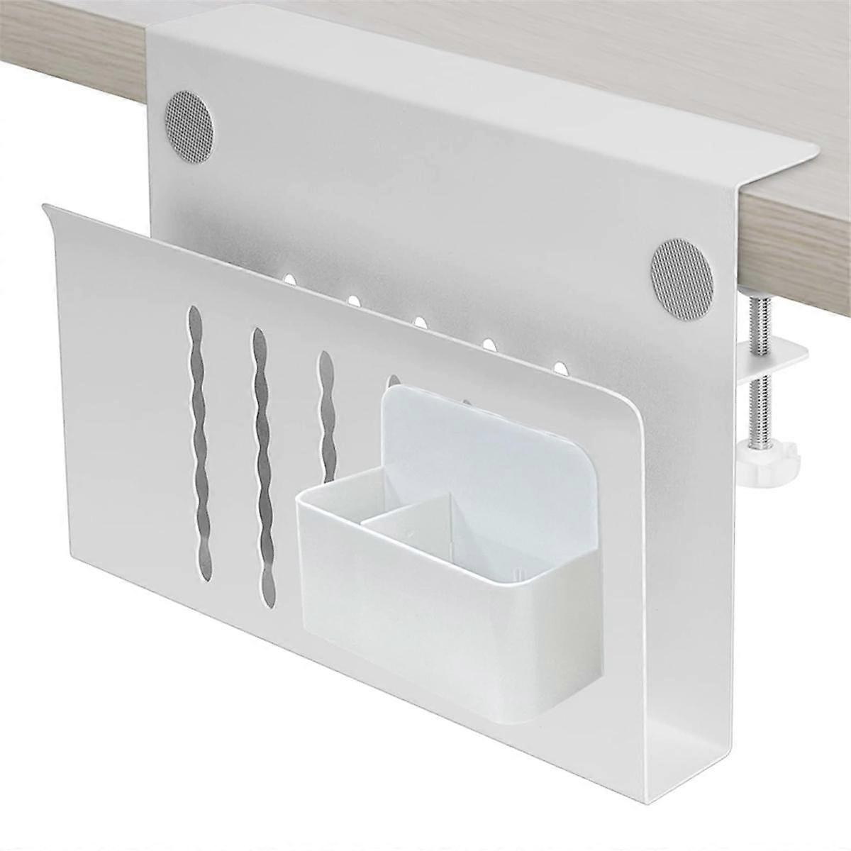Scrivania Laterale Sotto Scrivania, Scrivania Da Scrivania Da Scrivania Sospesa, Supporto Per Computer Portatile, Con Portapenne, Portaoggetti, B