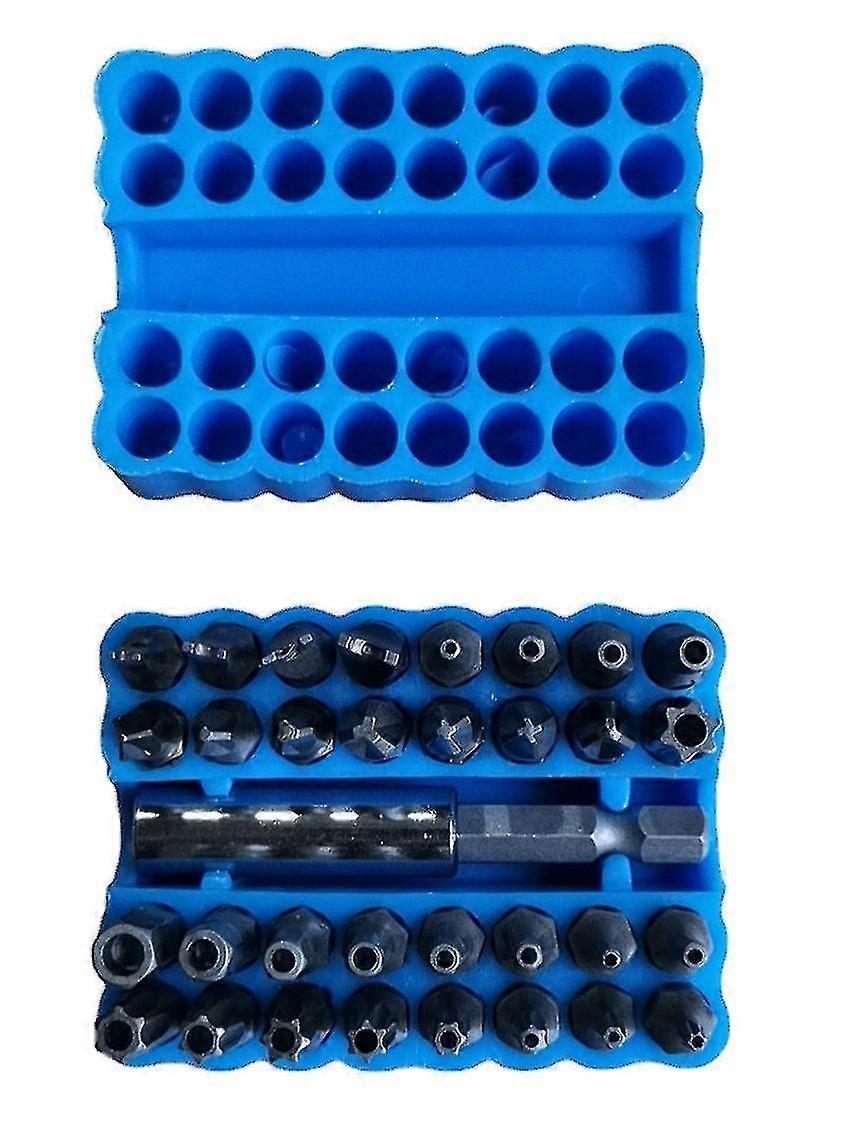 33pcs Magnetic Screwdriver Bits With Extension Bit Holder Safety