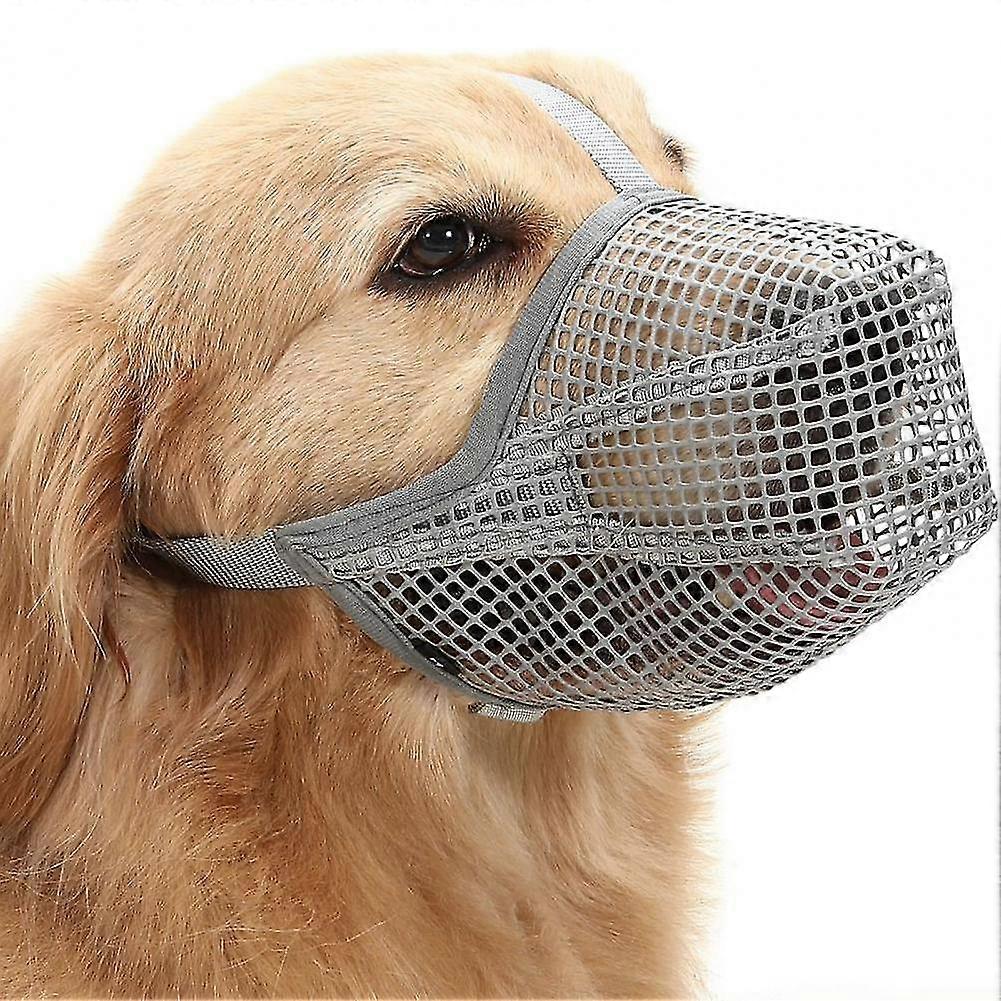 Pet Muzzle Adjustable For Biting Chewing Barking Training Dog Mask