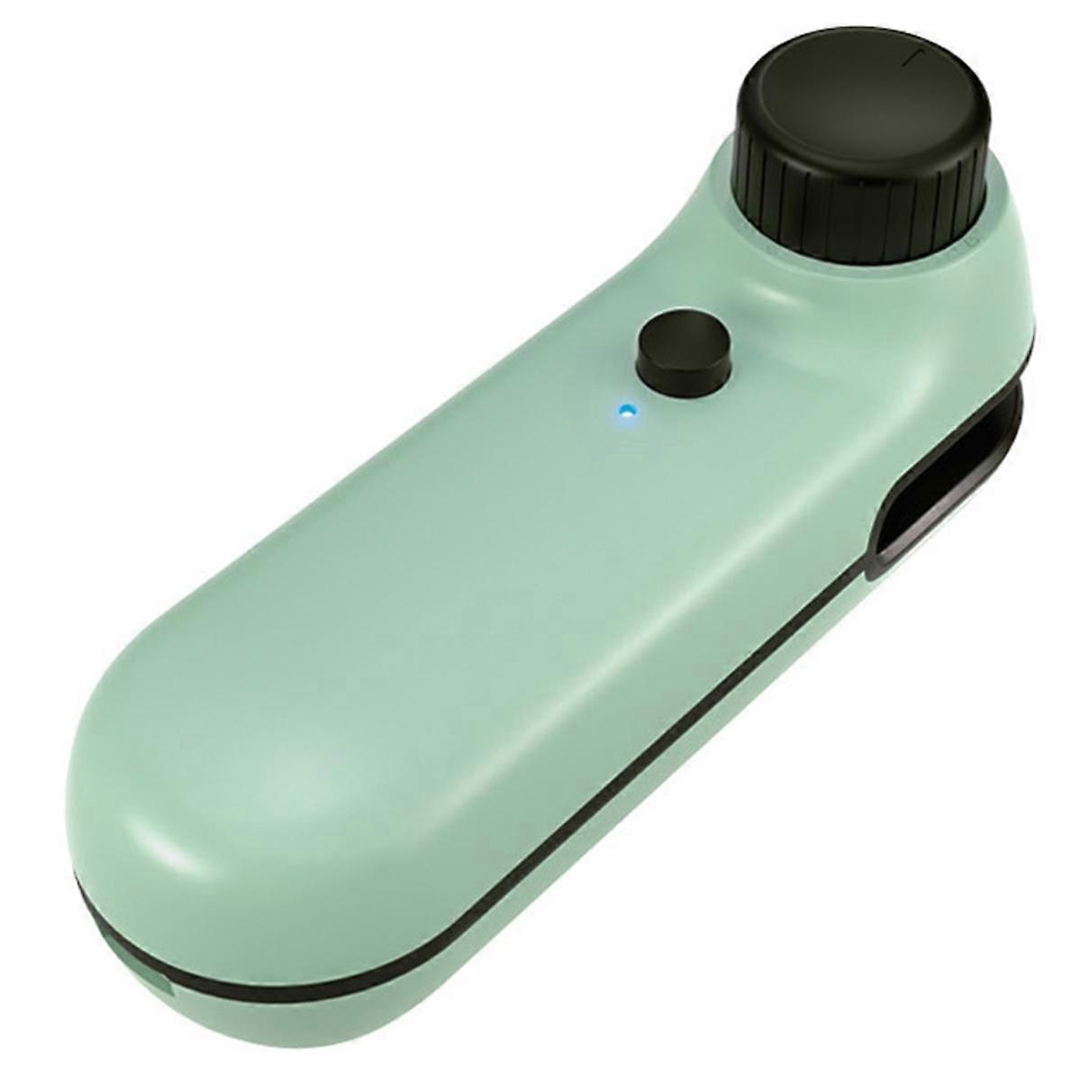 2PCS Rechargeable 2-In-1 Bag Mini Heat Sealer, Storage Bag Plastic Package Snack Sealer Clip Bag Handheld Heat Sealer,A