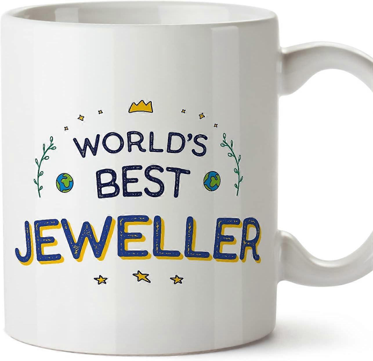 ジュエラーマグカップ同僚への世界最高の面白い贈り物セラミック11オンスマグ