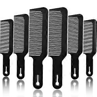 6 Packs Barber Combs, Barberology 9 Inch Clipper Combs Flat Top Clipper Combs Barber Blending Comb Heat Resistant Hair Cutting Combs For Clipper-cuts