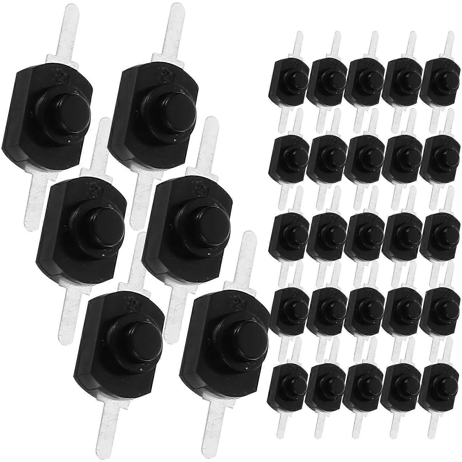 50pcs Mini Latching Micro Push Button Flashlight On-off