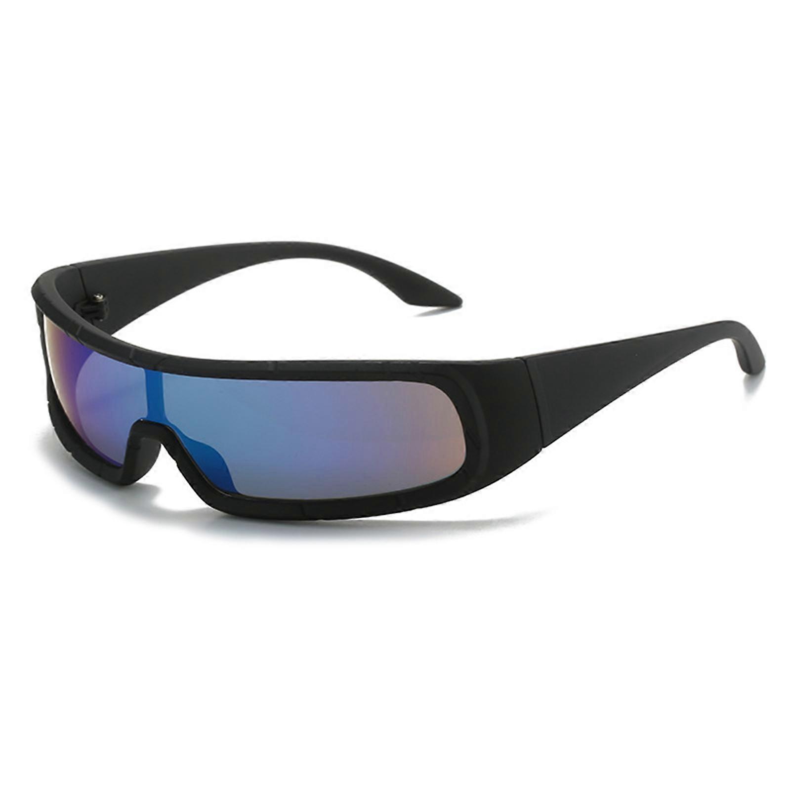 Unisex Uv400 Cycling Sunglasses UV Blocking Anti-Dazzling Wrapped Shades for Skiing Fishing Boating Motorcycling