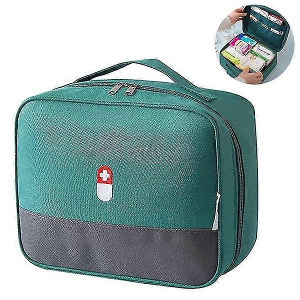 First Aid Medication Organizer: Zippered Emergency Pouch