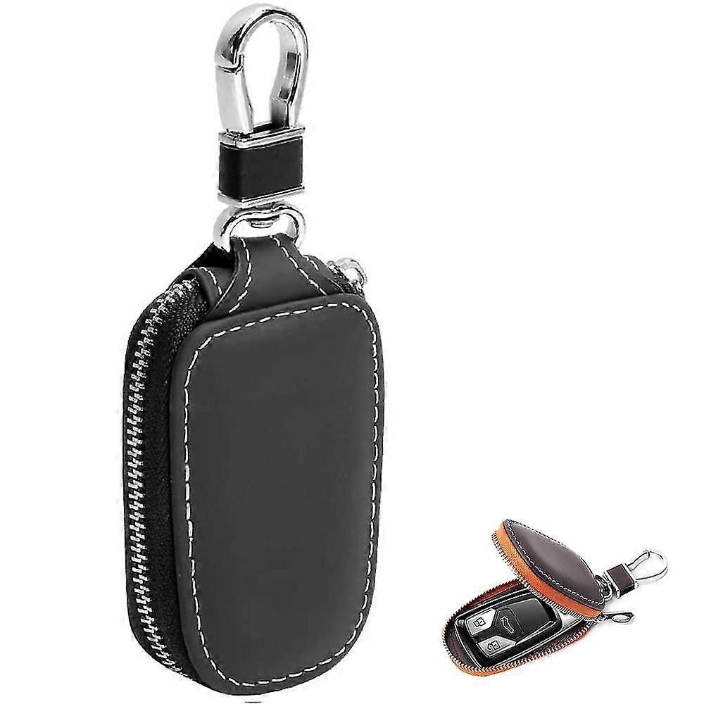Car Key Case Holder Leather Car Key Chain Bag Car Remote Key Fob NEW