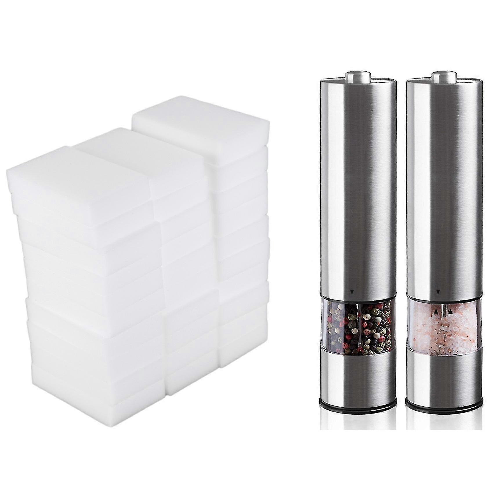 Electric Salt And Pepper Grinder (2-pack) - Ceramic Grinder