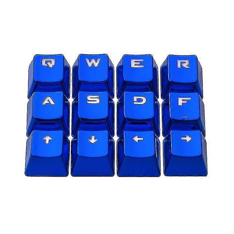 12 Keys/set Metal Backlit Keycaps For League Of Legends Key Cap For Mechanical