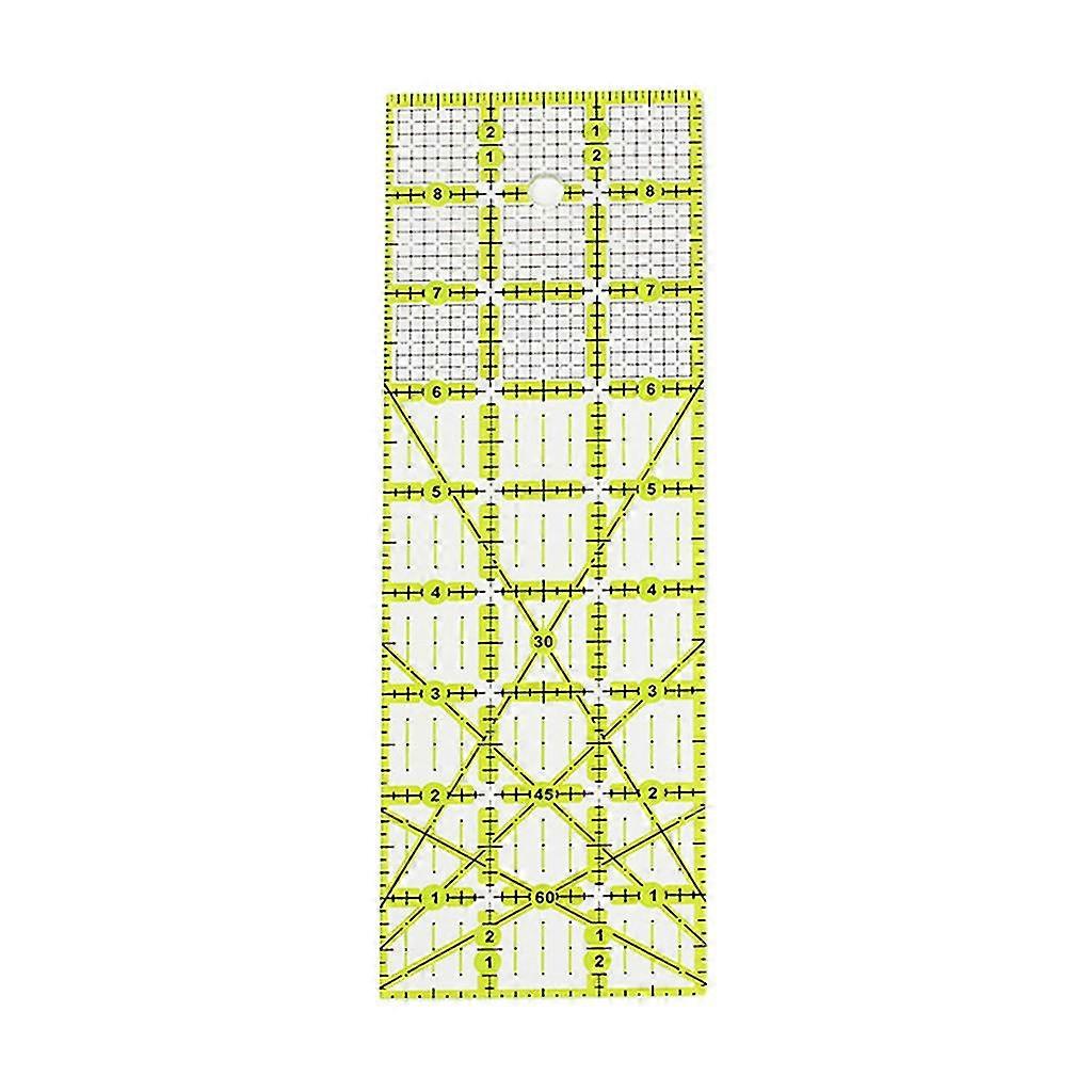 Household Sewing Cutting Ruler Practical Rectangular Acrylic Quilting Ruler