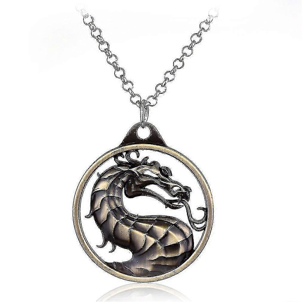 Mortal Kombat Collier Pendentif à double face