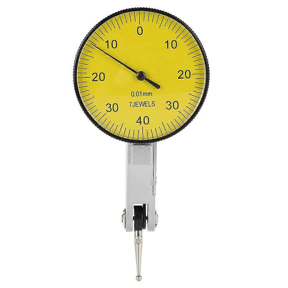 Dial Test Indicator, 0.01mm Precision Lever Dial Test Indicator Meter Tool Kit Gauge with Gray Case