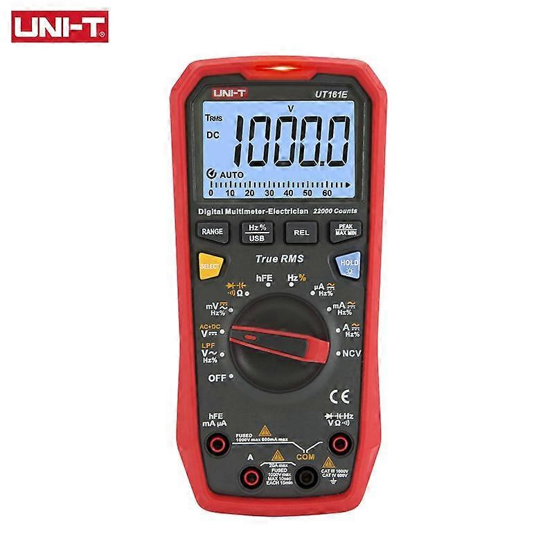 UNI-T Digital Smart Multimeter Profesional UT161B UT161D UT161E Sann RMS AC DC Strömtestare Voltmeter Amperemeter Frekvensmätare