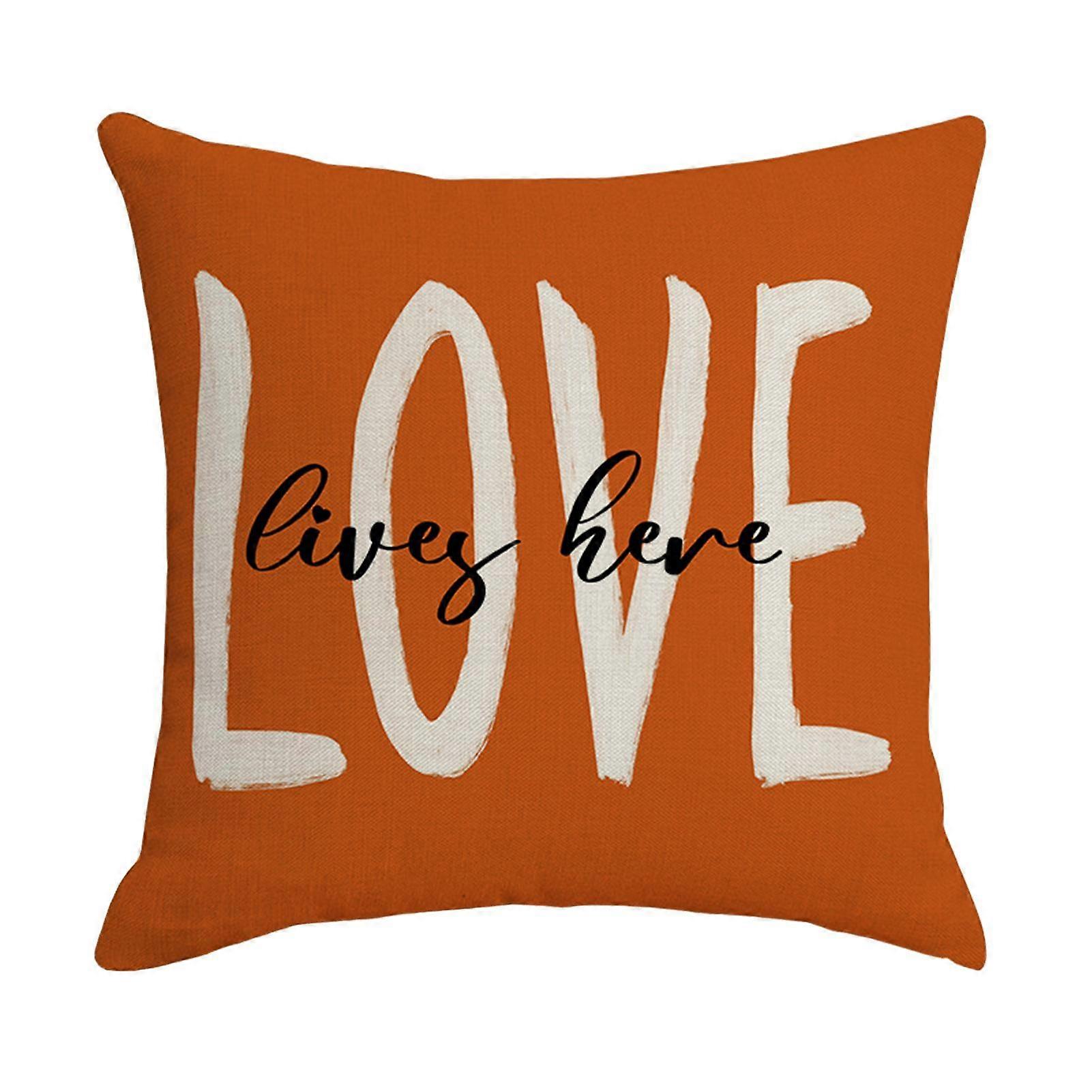 Fall Harvest Thanksgiving Pillowcase Wrinkle-Resistant Autumn Farmhouse Throw Pillow Cover Easy to Clean Fall Sofa Decor Case for Home Sofa Couch