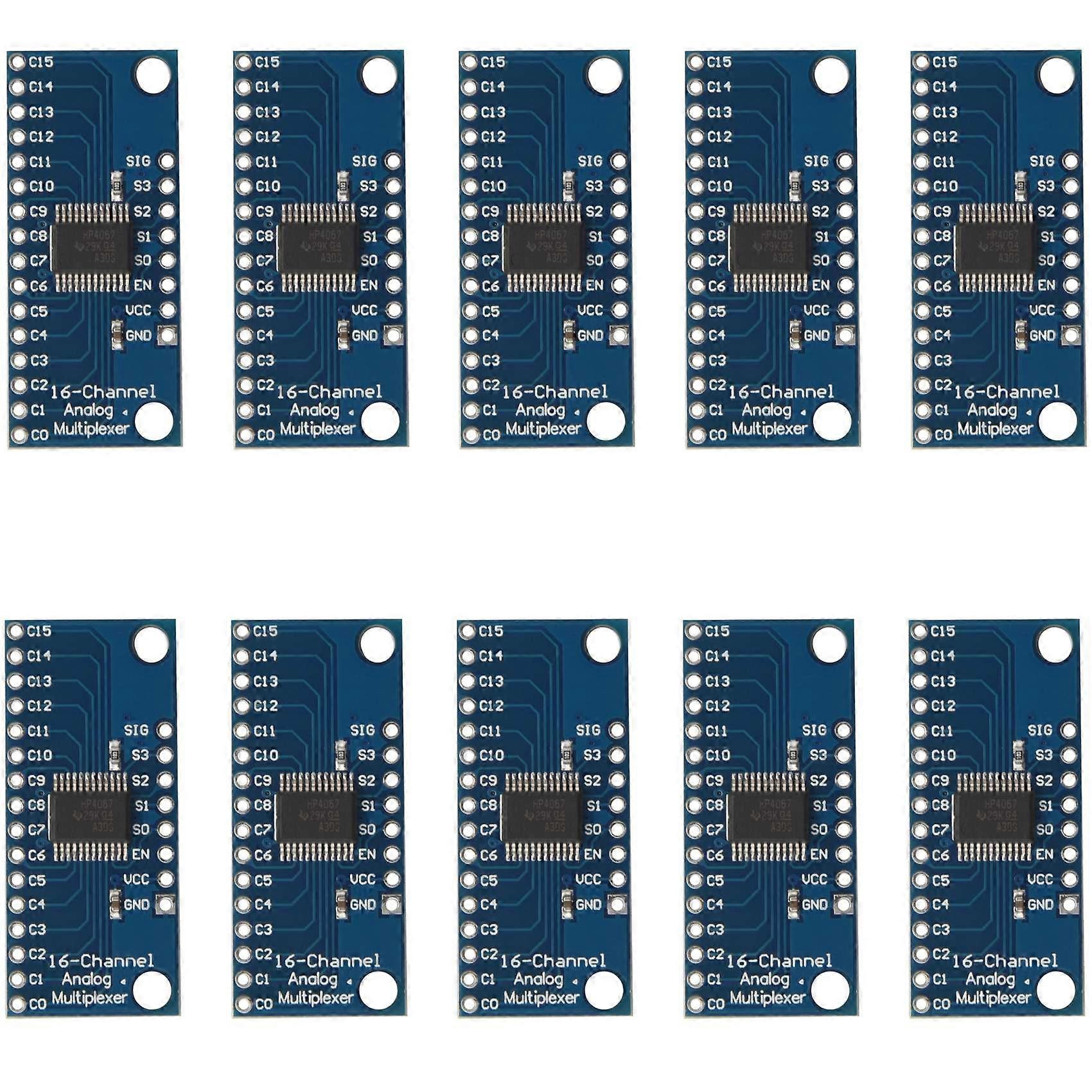 10 Stück 16-Kanal-Analog-Multiplexer-Modul 74HC4067 CD74HC4067 präzises Modul Digitaler Multiplexer MUX B