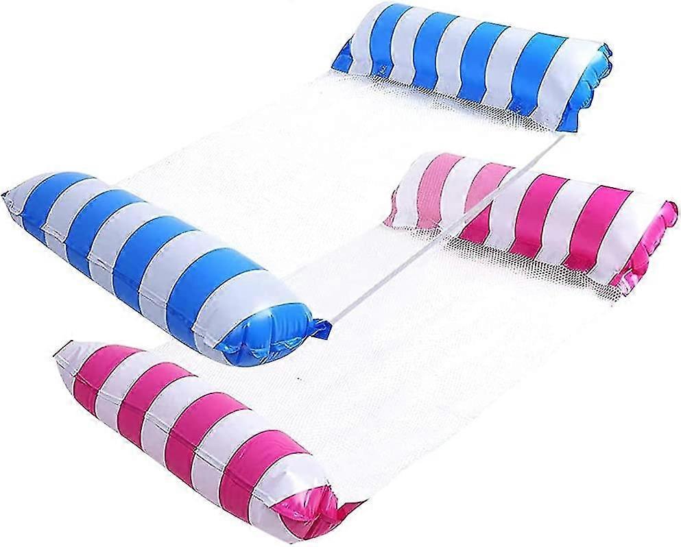 Pool Hammock, 2 Piece Floating Hammock Inflatable Reclining Floating Bed 4 In 1 Portable Foldable Floating Hammock Ultralight Floating Hammock, Light 