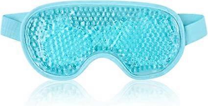 Cold Compress Eye Mask Sleeping Eye Mask Rutilisable Hot and Cold Eye Ice Pack (Bleu)