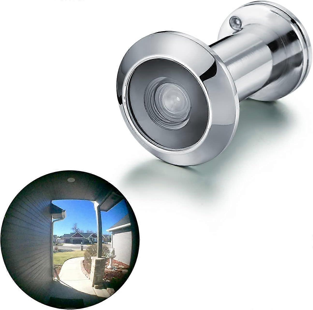 Messing UL listet dør viewer - poleret krom finish (2814YG-PH)