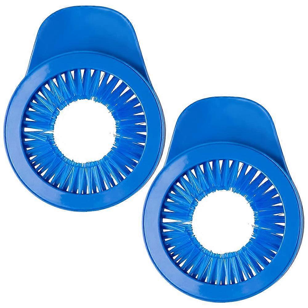 2 Pack Corn Cleaning Brush Vegetable Washer Plastic Vegetable Fruit Silk Remover, Green