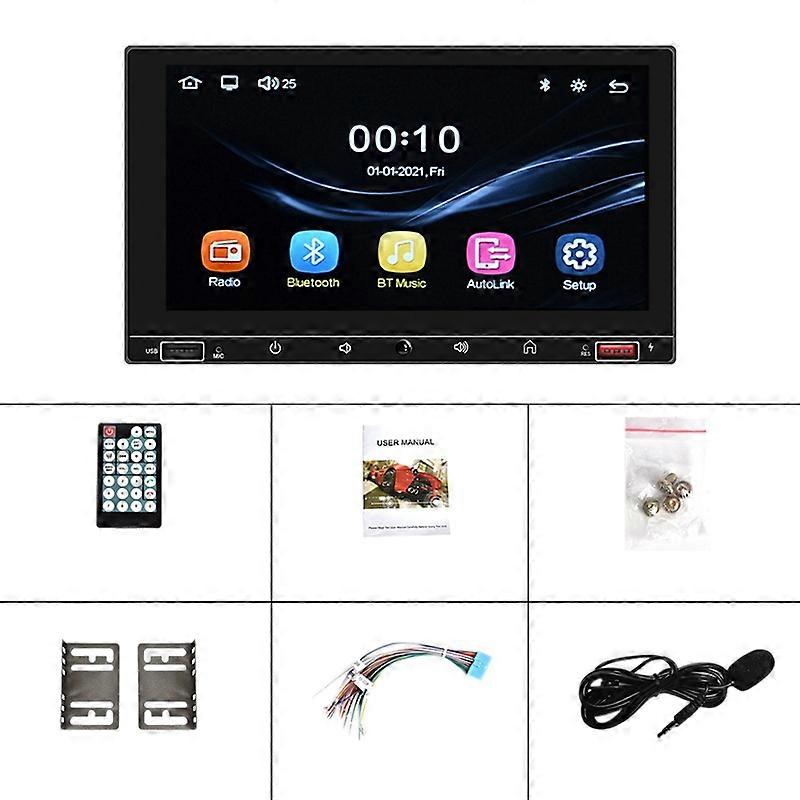 2 Din for Apple Carplay Car Radio Bluetooth Auto Stereo Receiver 7inch Touch Screen MP5 Player USB Fast Charge