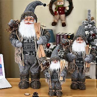 Weihnachten Große Weihnachtsmann Puppen Ornamente Stehende Weihnachtsmann Figur Puppe Weihnachten Home Dekoration Kinder Geschenk Navidad Wohnkultur