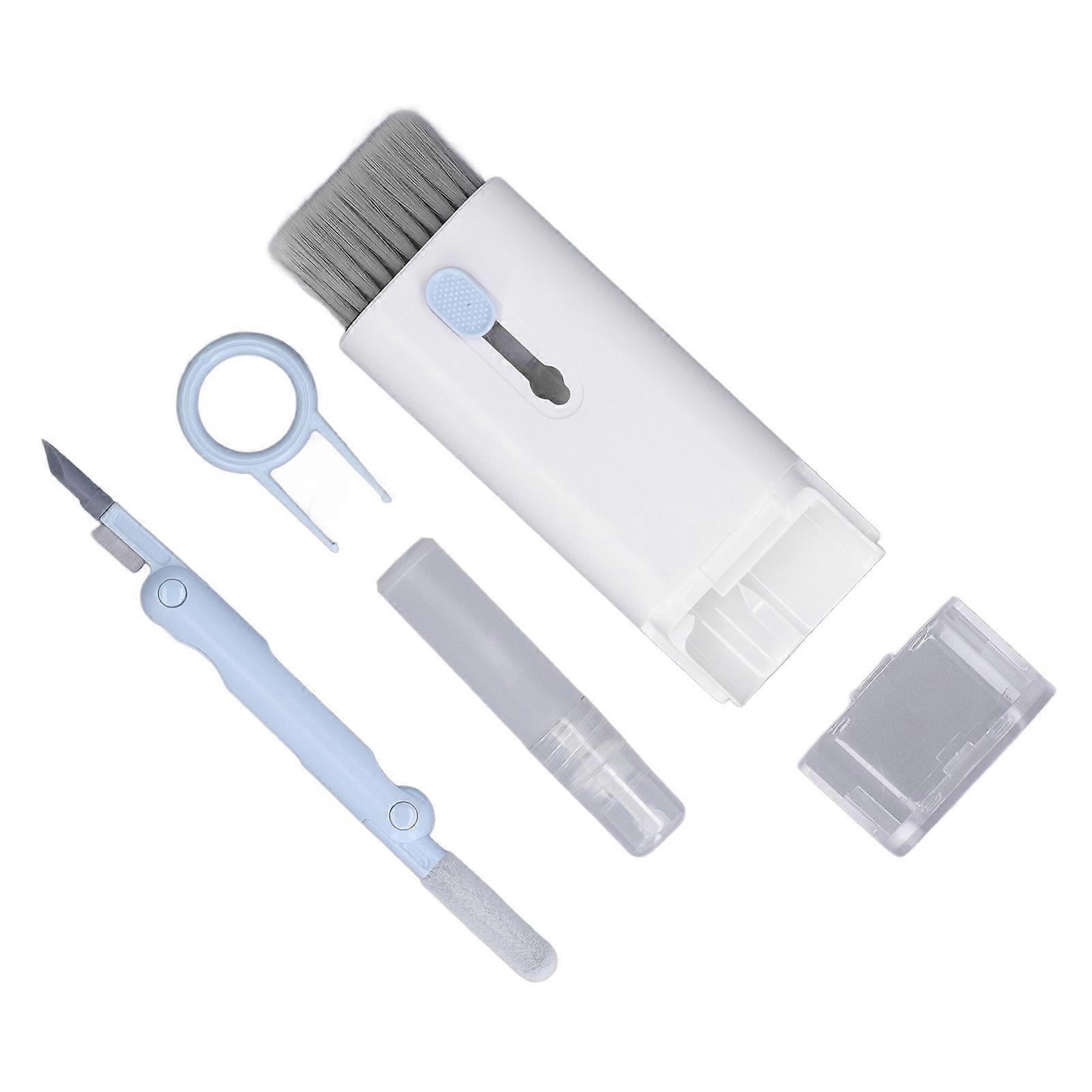 7 in 1 Keyboard Electronic Cleaner Set for Earphones Cameras Laptops - Blue