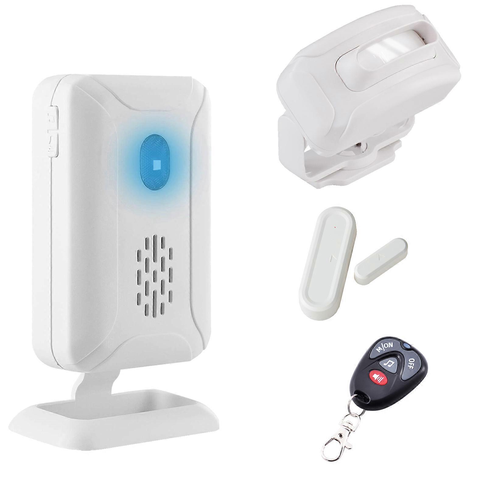 Infrared + Microwave Sensor Magnetic Sensor Remote Control 11 Ringtones Receiver Free Combination Home Protection Doorway Detect