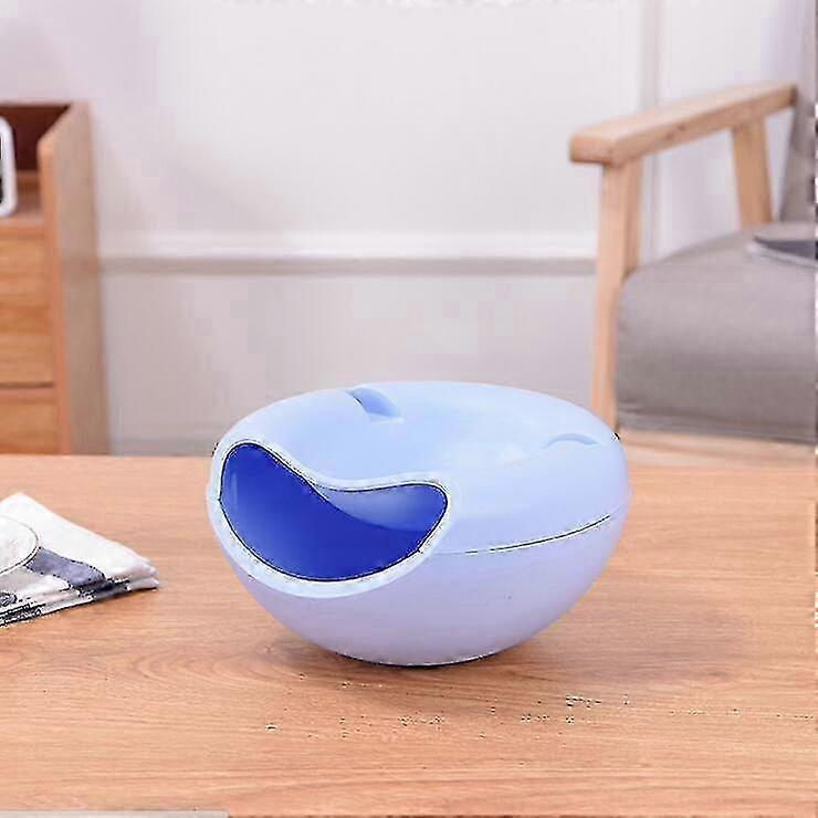 1pc Lazy Fruit Dish Snack Bowl Double-layer Plastic Nut Melon Peels Shells Storage