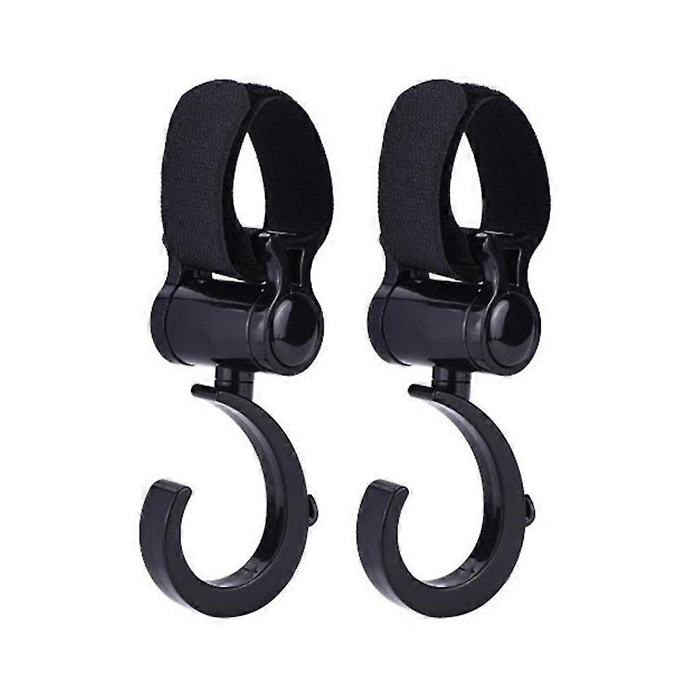 2pcs Multifunction Baby Stroller Bag Hooks Pram Buggy Holder Hanger