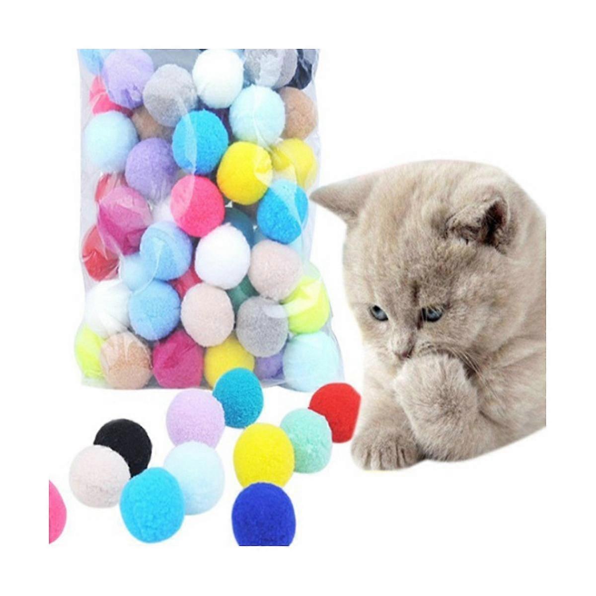 400PCS Interactive Toy Toy Kitten Mini Game Stretchy Toy Ball