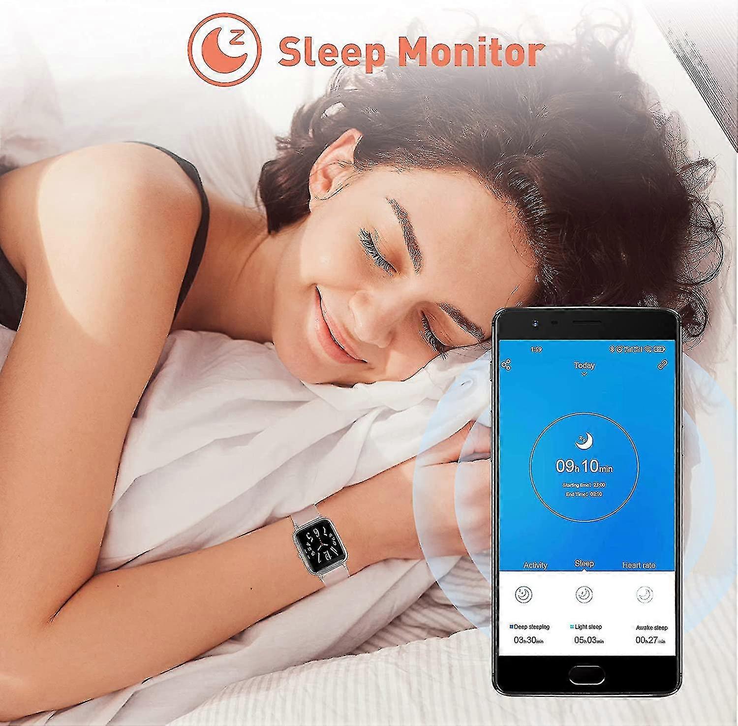 ZL54C Smartwatch Männer Frauen Sport Fitness Tracker Schlaf Herzfrequenz IP67 Wasserdichte Bluetooth Smartwatch