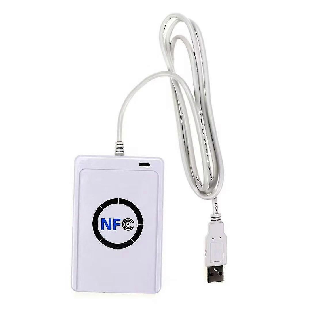 Componenti Smart Card Reader Contactless Usb Ic Card Writer Compatibile (1pc, Bianco)
