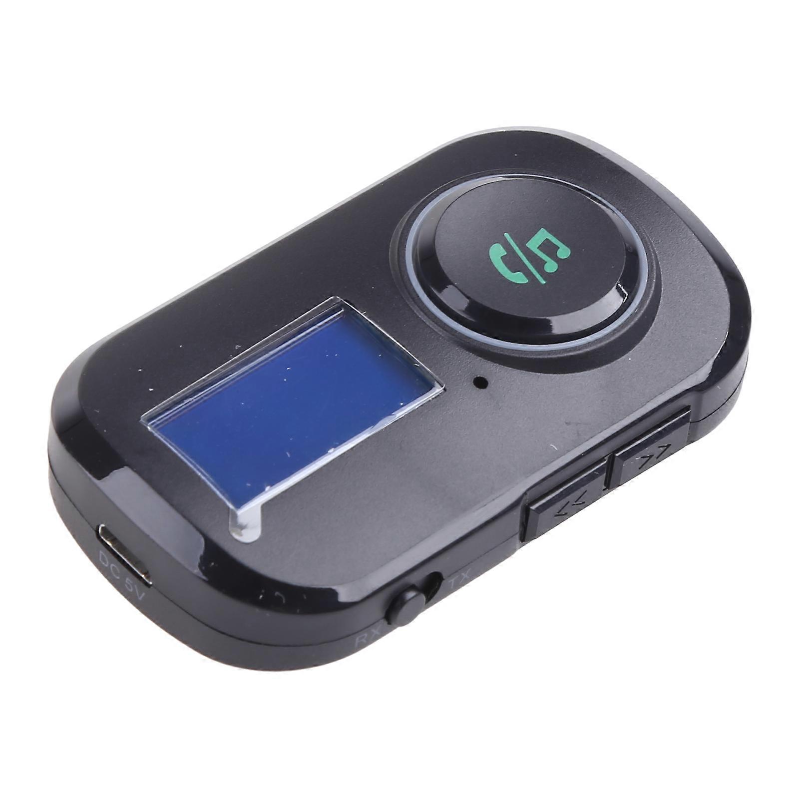 Solid Wireless Bluetooth-compatible Receiver Built in Microphone Easy Control