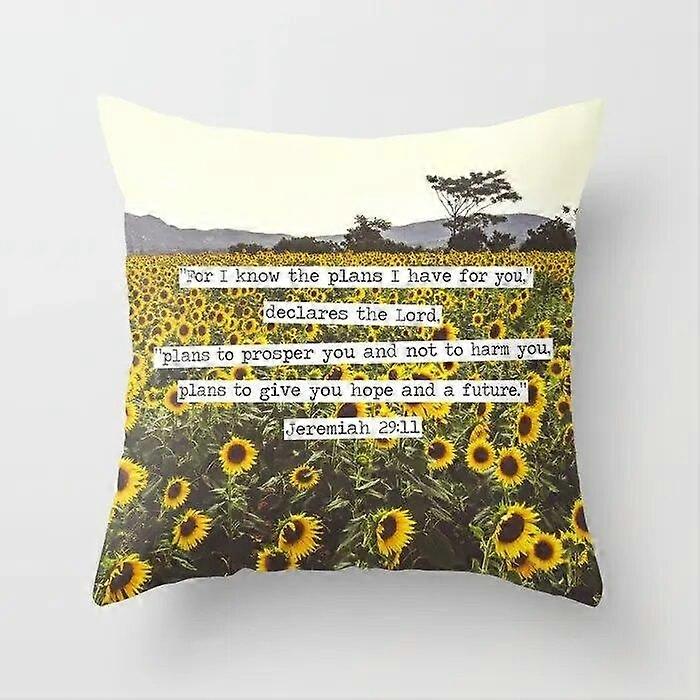 Pillowcase Square Pattern Style-879 Bedroom Sofa Car Cushion Cover Pillowcase