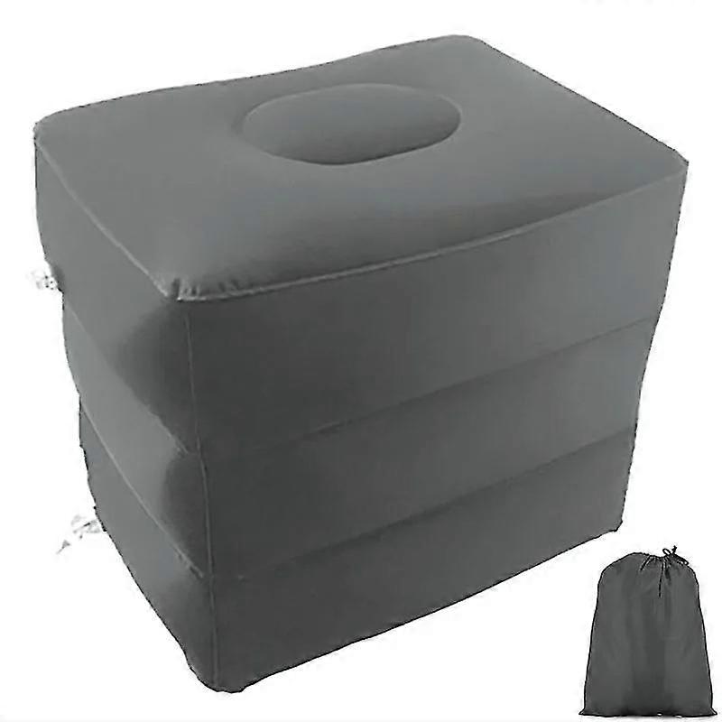 PVC Kids Flight Sleeping Footrest Pillow Resting Pillow On Airplane Car Bus Pillow Opblaasbare Travel Foot Rest Pillow Foot Pad SMTX