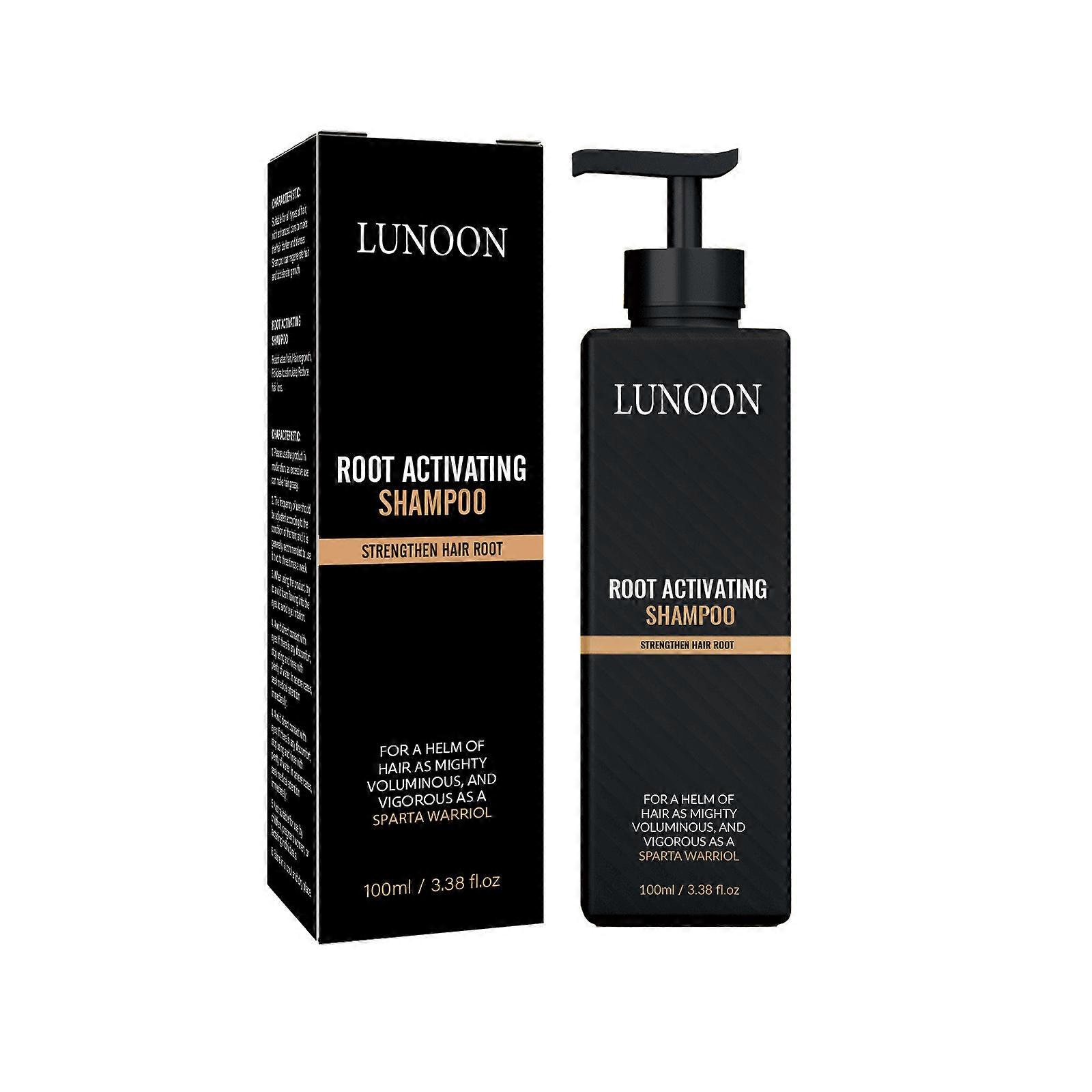 100ml שמפו מפעיל שורש, שמפו מפעיל שורש רעמה לצמיחת שיער שמפו מרכך תיקון חזק