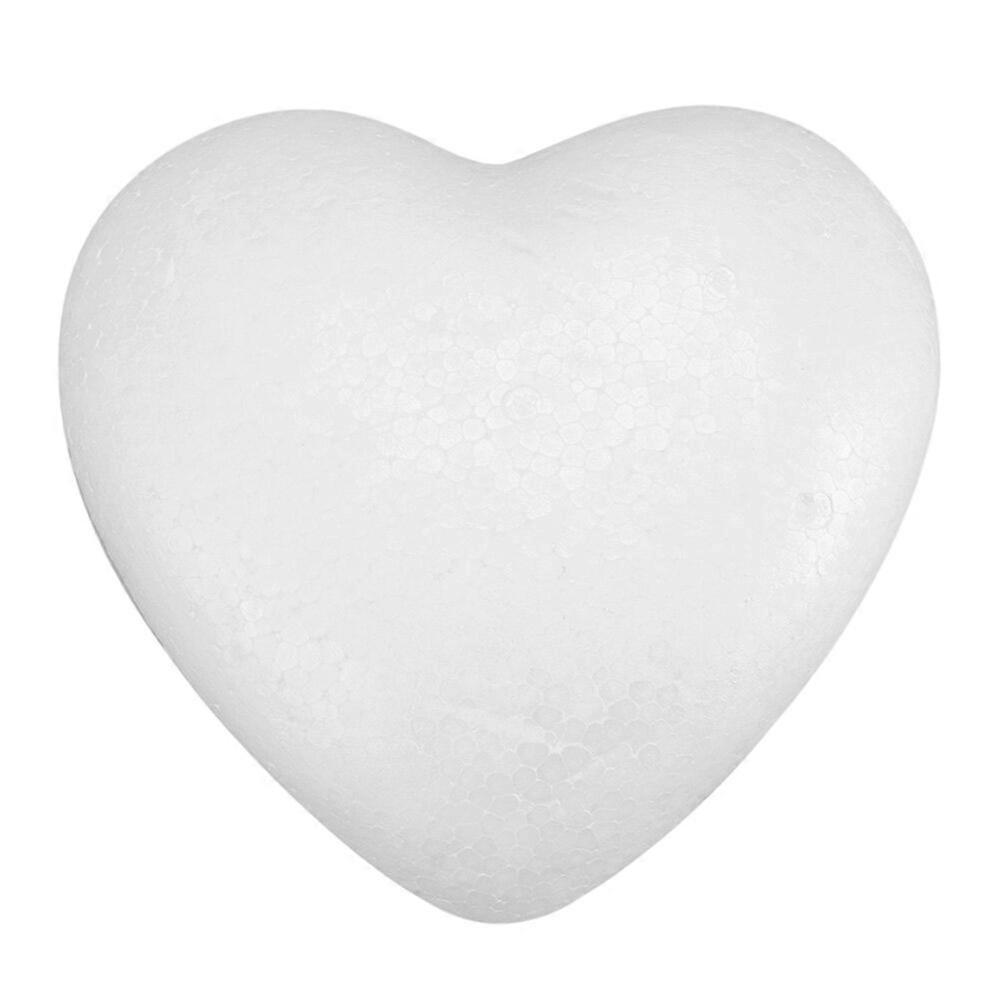 1pc Professional White Modeling Heart-Shaped DIY Craft DIY Painted Modeling