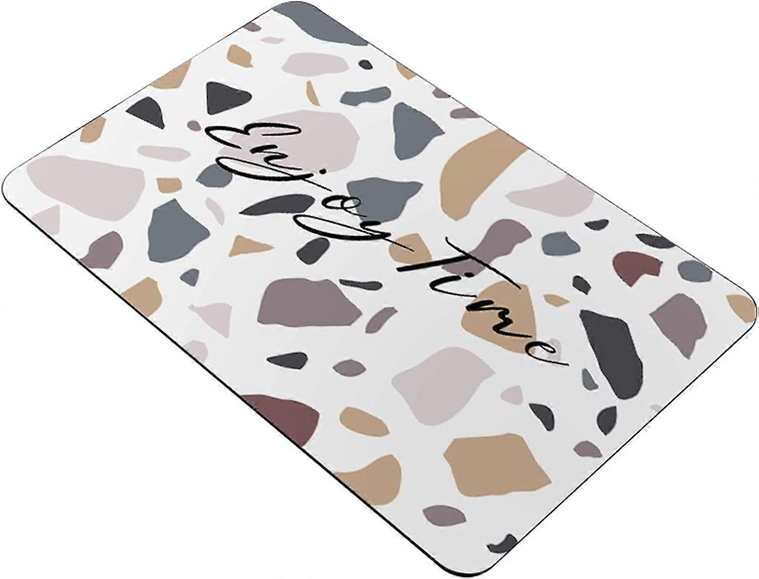 piimaa imukykyinen kylpymatto, liukumaton kylpyamme suihkulattiamatto, nopeasti kuivuva piilevä maaperän kylpyhuone