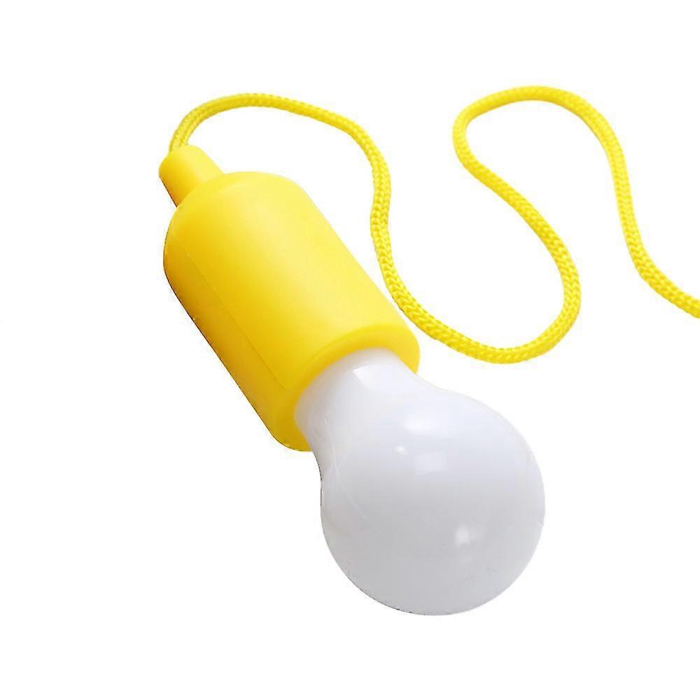 Led Pull Cord Light Bulb Portable Hanging Lamp For Garden Camping