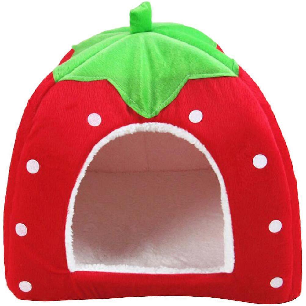 Hamster Warm Hideout Bunny Nest Small Pets Sleeping Bed Folding Hamster Nest Rabbit Hut