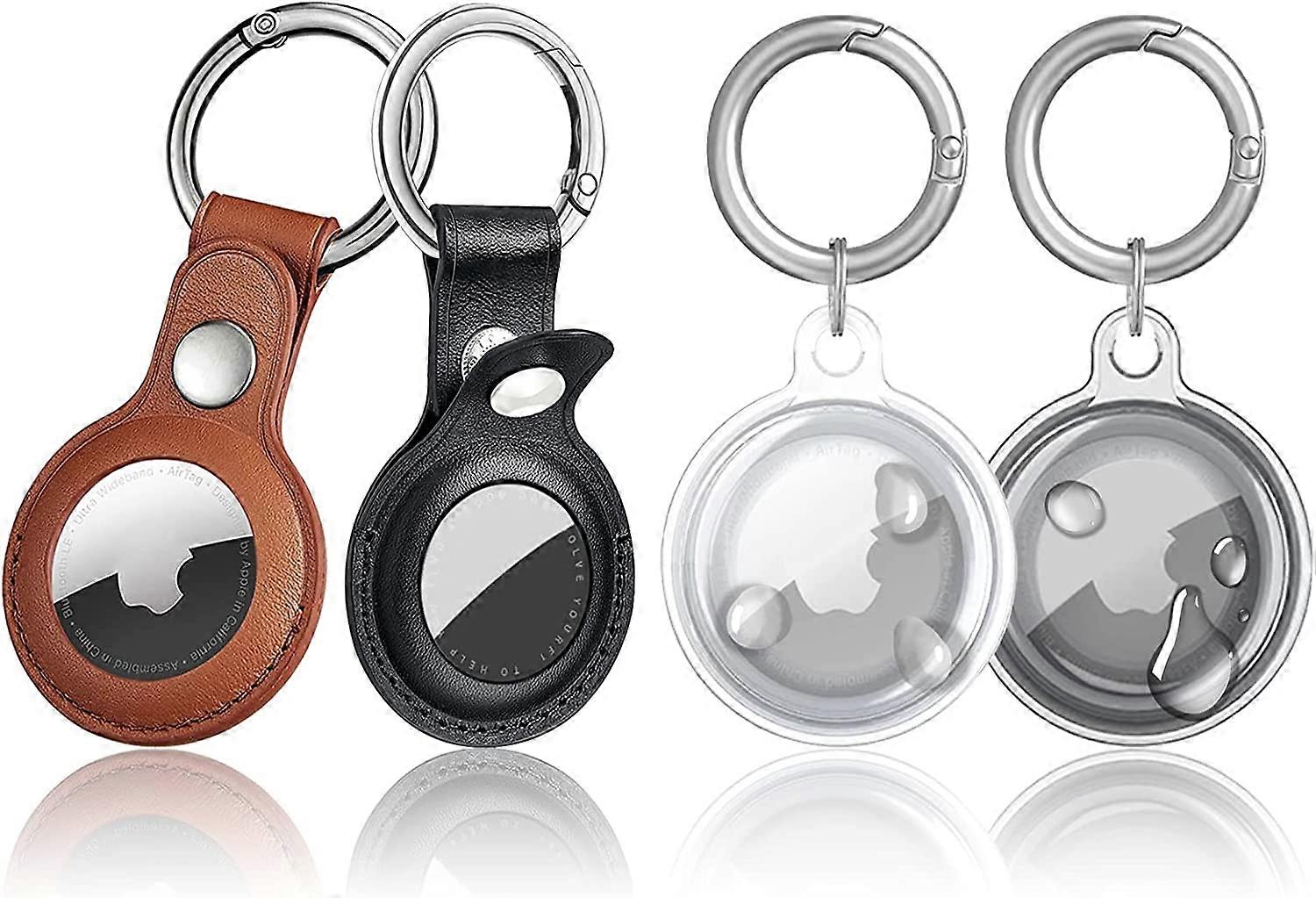 Air Tag Keychain for Apple Airtags Holder , 4 Pack