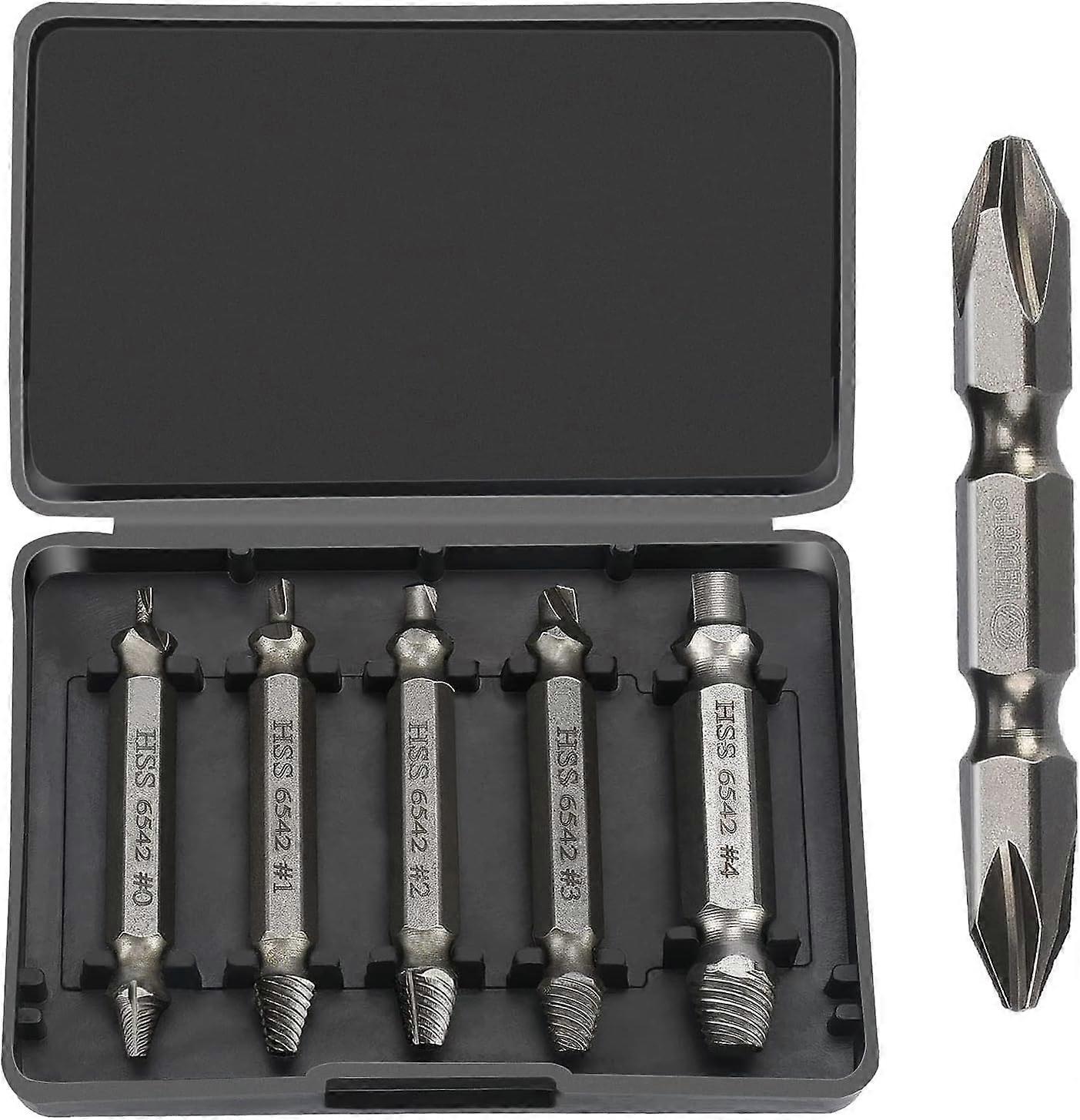 Screw Extractor Set - Remove Damaged Worn Screws