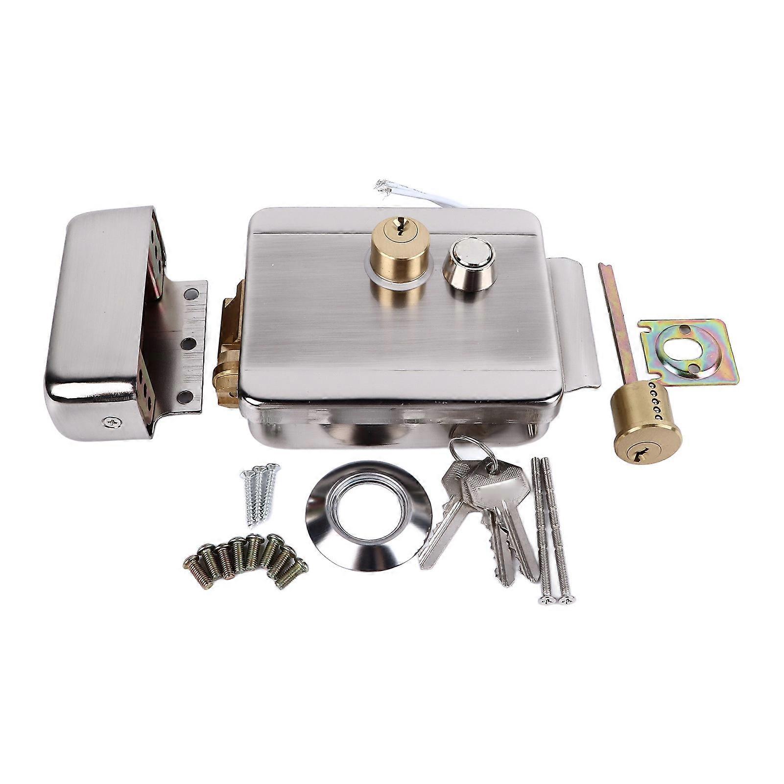 Smart Electronic Door Lock: Remote Access with Intercom, Anti-Prize Security & Easy Install