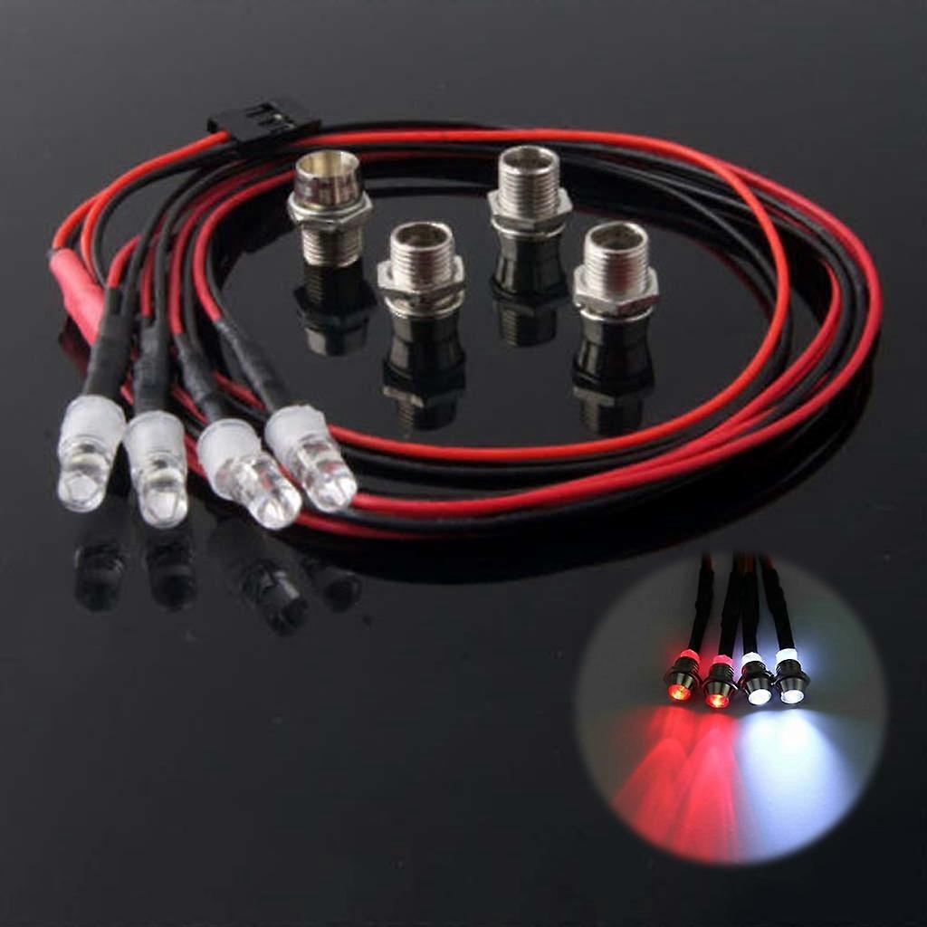 Remote Control LED Light Additional Part for 1/10 RC Model Minivan Crawler