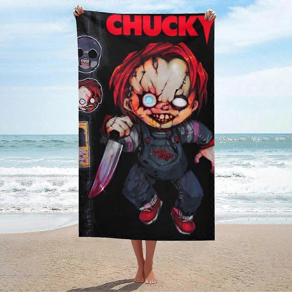g850Chucky toalha de praia microfibra absorvente macio toalhas de banho de secagem rápida wrzd850