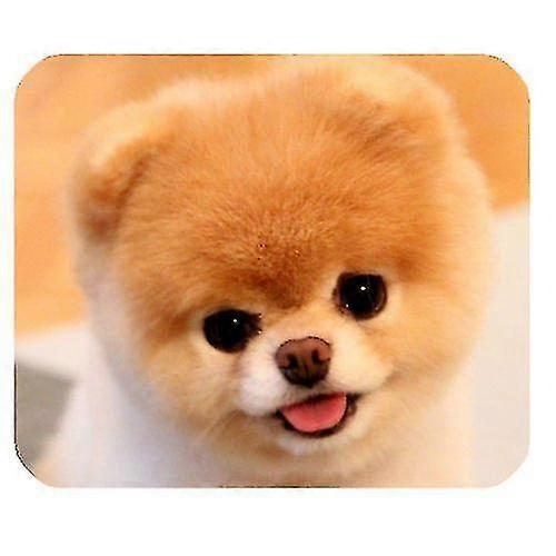 Cute Smiling Boo Dog Sticking Tongue Out Funny Animal Mouse Pads Gaming Mouse Pad 22x25 Cm