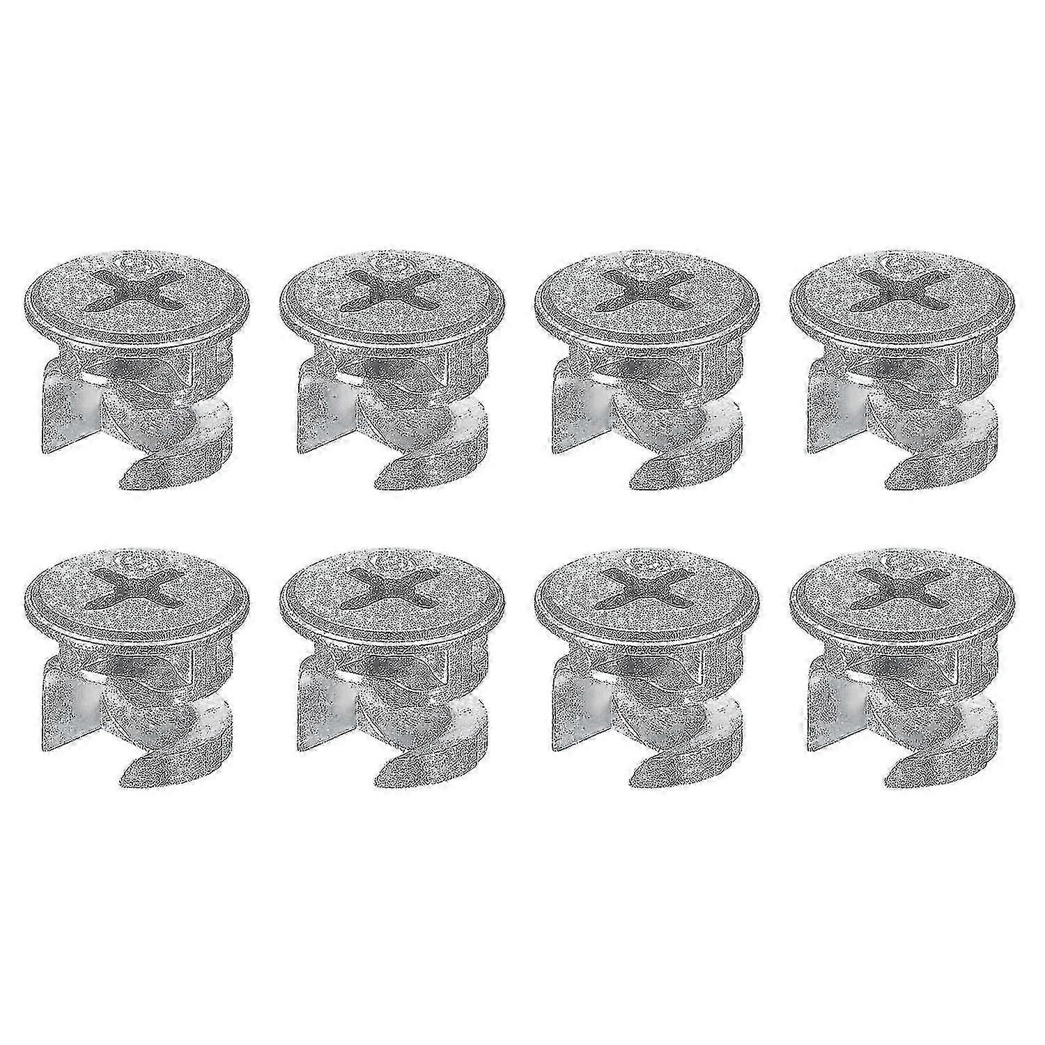 Map Cam Lock Nut For Furniture 8pcs 12x10mm Joint Connector Locking Nuts Furniture Connecting Cam Fittings
