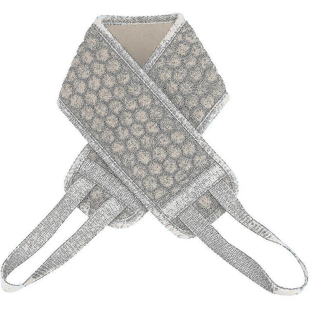 Back Scrubber, Cotton Back Scrubber With Back Strap For Showers